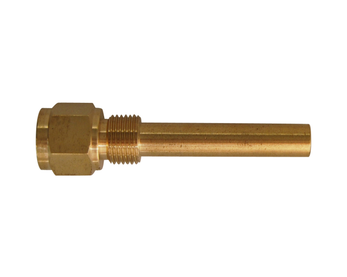 Brass thermowell 1/2'' 63mm